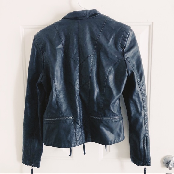 Faux Leather Jacket - Picture 13 of 14